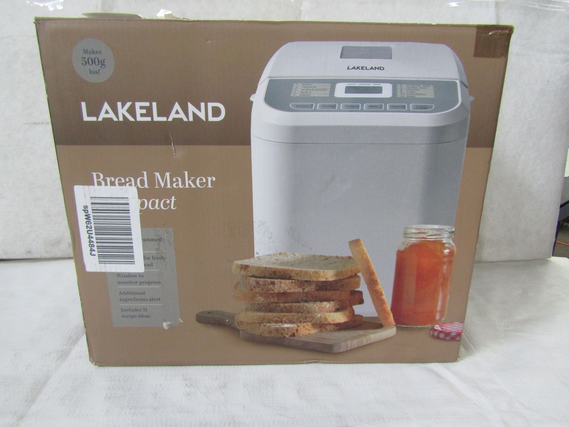 Lakeland White Compact 1lb Daily Loaf Bread Maker RRP 80About the Product(s)There's nothing like the