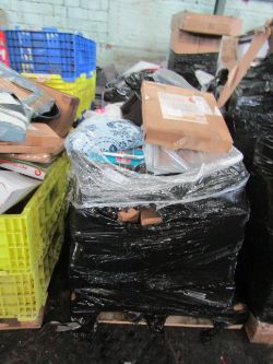 Pallets of Asab Online Customer returns from a large online retailer
