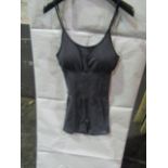 PrettyLittleThing Charcoal Acid Wash Seamless Mini Gym Unitard, Size: L - Good Condition With Tag.