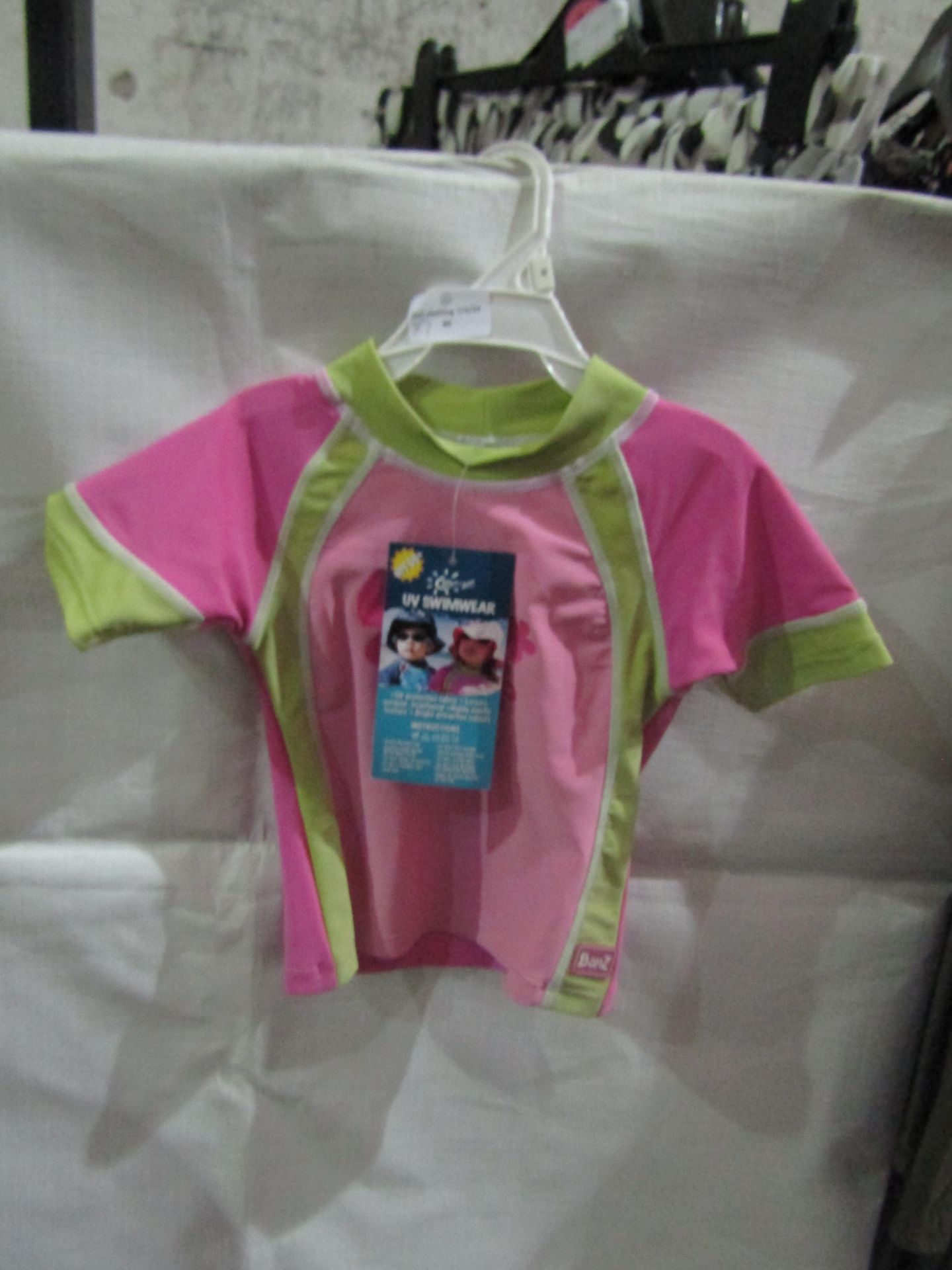 9x Bonz UV Girls Swimwear Tops, Size: 12Mths - All Good Condition & Packaged.