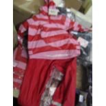 Playshoes Waterproof Rain Suit, Red & Pink, Looks To Be Size 6-7 Years/ Child, New With Tags