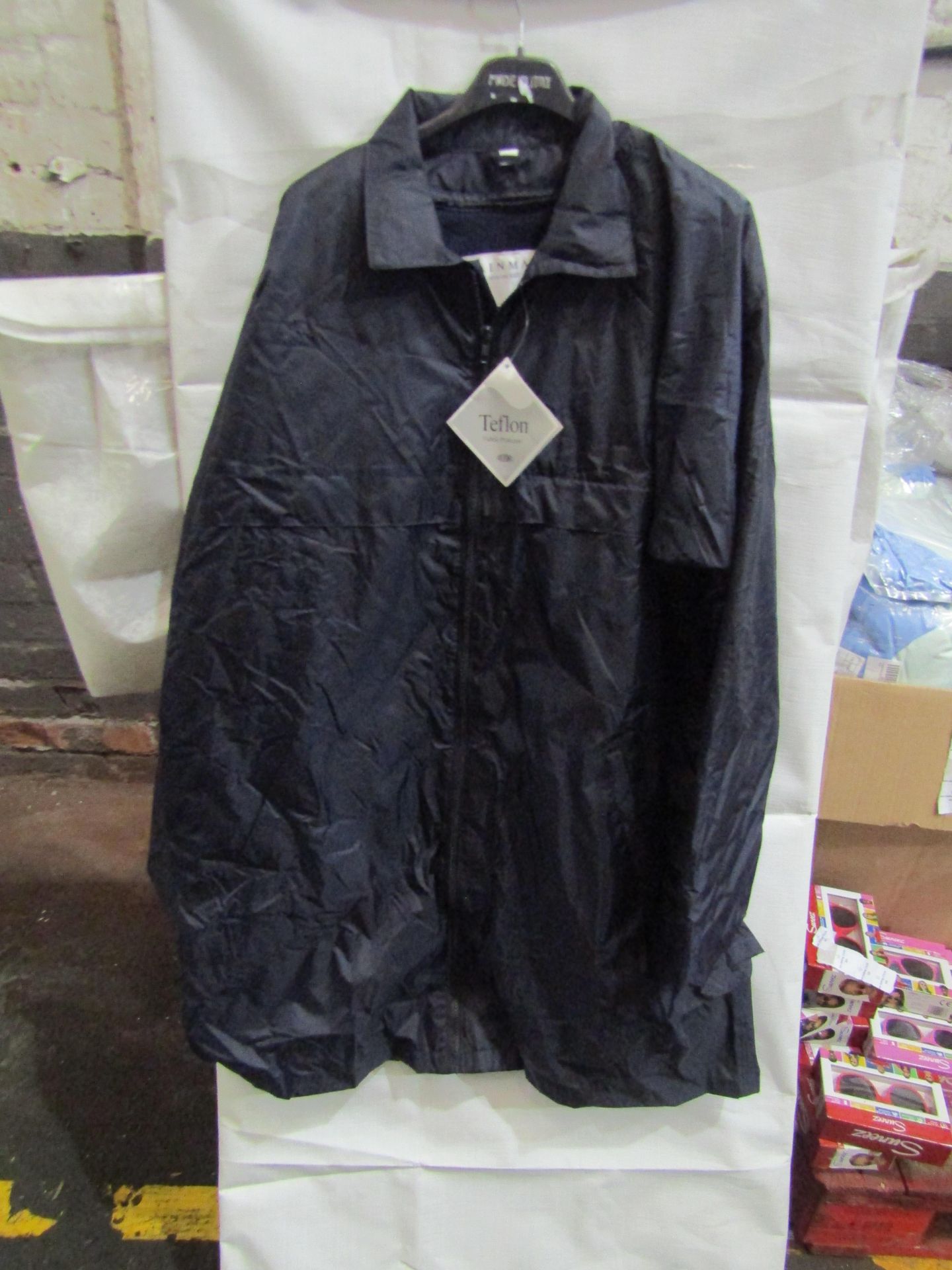 Rainmac With Inner Detachable Fleece, Navy, Size 2, Unworn & Packaged.