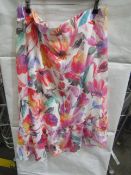 Box Of Approx 20x Dorothy Perkins Multi Floral Wrap Midi Skirt, Sizes May Vary From 8- 18, New &