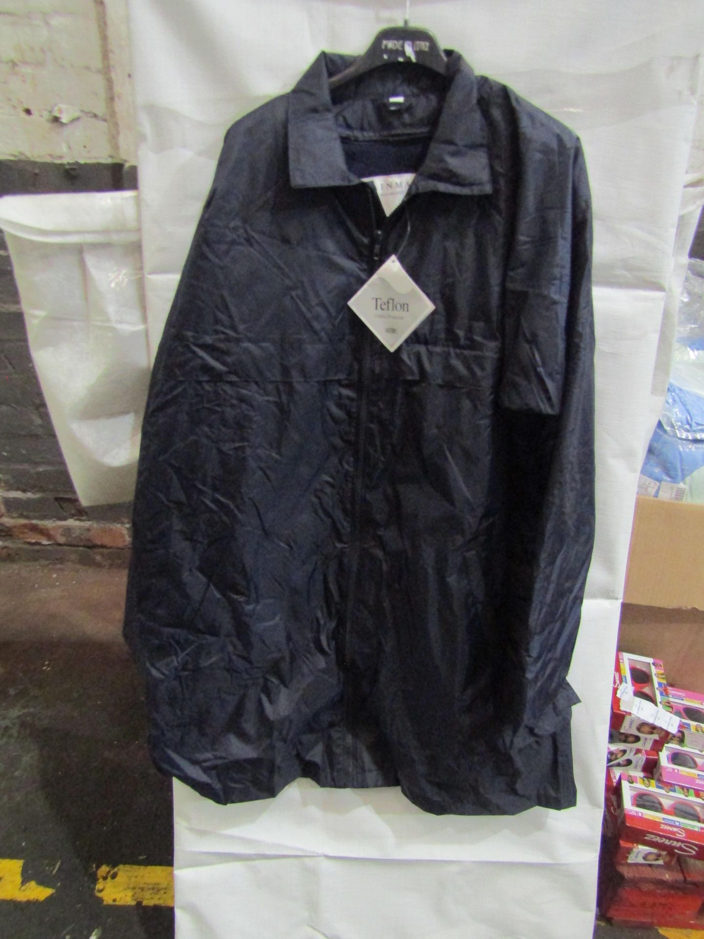 Rainmac With Inner Detachable Fleece, Navy, Size 2, Unworn & Packaged.