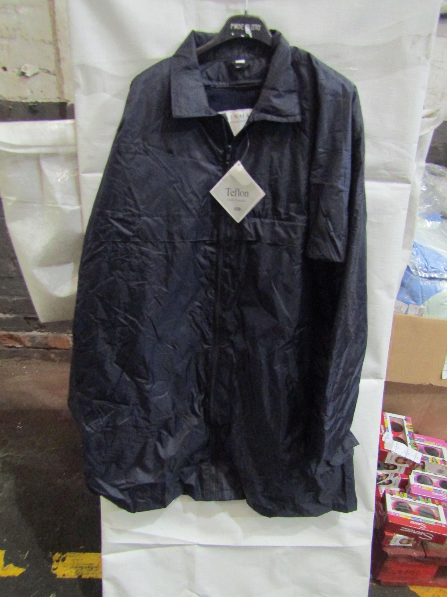 Rainmac With Inner Detachable Fleece, Navy, Size 4, Unworn & Packaged.