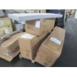 Pallet of unmanifested garden rattan parts. Unchecked by us