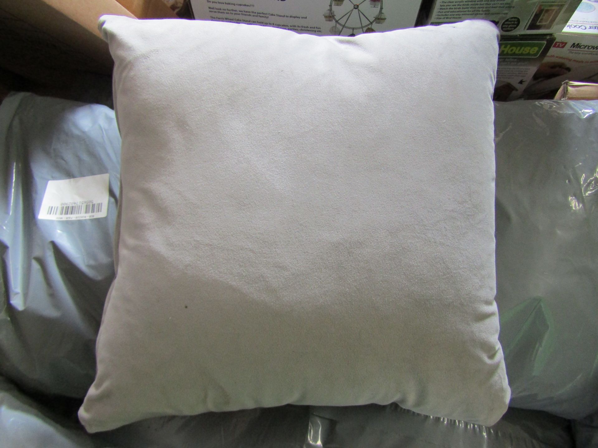 Pair of Warm Grey Scatter Cushions - Vegan Fabric RRP 69About the Product(s)Why not upgrade your