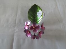 Country Living - Floral Wine Bottle Holder - Good Condition.