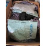 1x Large Box Containing Over 25+ Assorted Work Wear Clothing Items ( Skirts, Pants, Etc ) - See