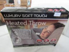 Dreamscape - Luxury Soft Touch Electric Heated Throw - Untested & Boxed.