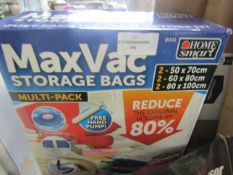 HomeSmart - MaxVac Storage Bags 6-Piece Multi-Pack - Boxed.