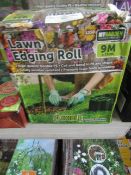MyGarden - Flexible Lawn Edging Roll 9M x 10cm - Boxed.