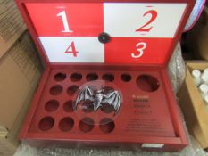 2x Bacardi - Wooden Spin Drinking Games - Unused.