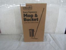 Asab - Easy Squeeze Mop & Bucket Set - Boxed.