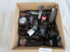 1x Box Containing Approx 20 Mixed Makeup Items - All Unused.