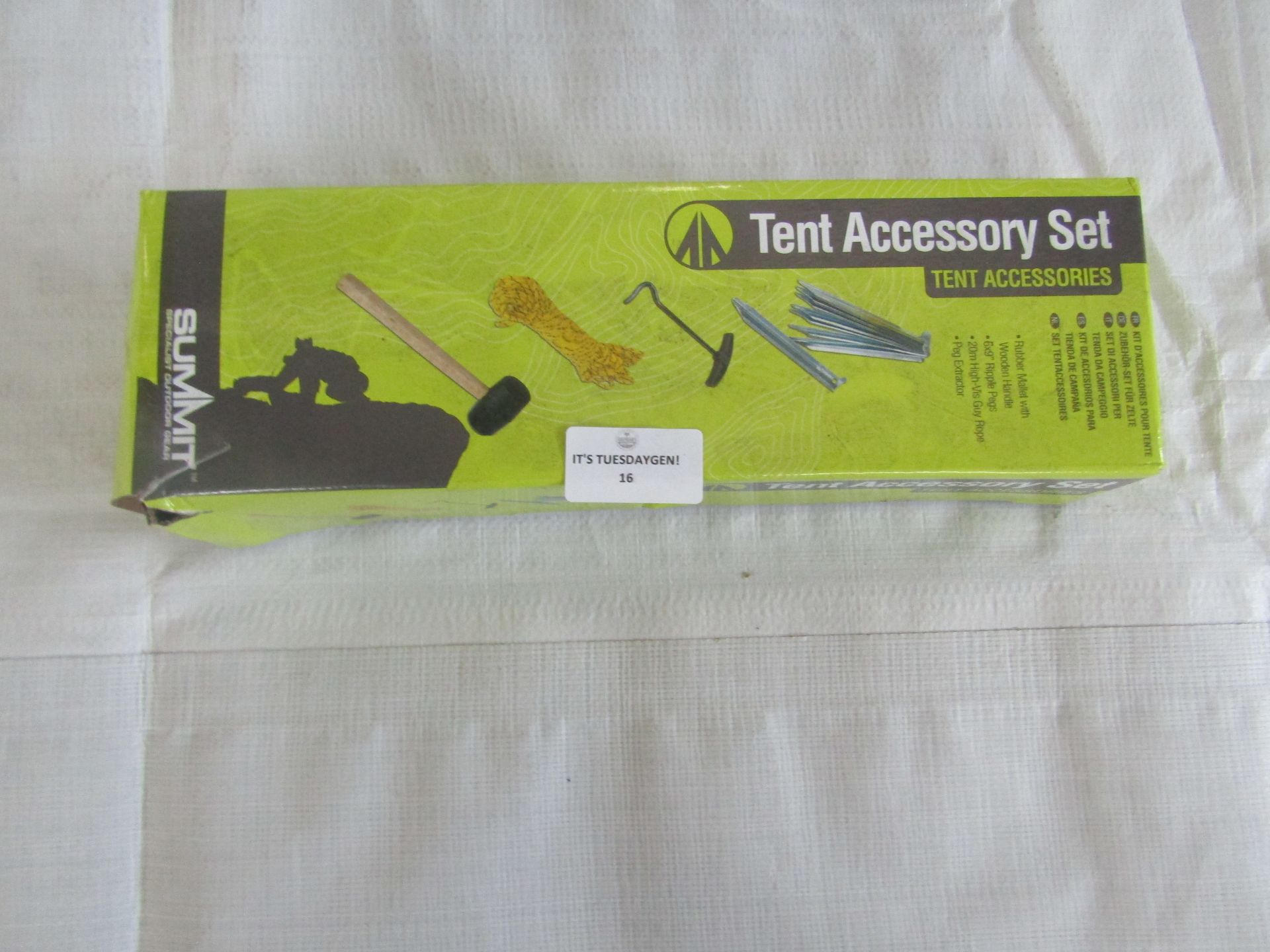 Summit - Tent Accessory Set - Boxed.