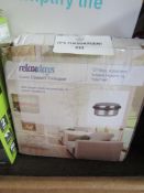 RelaxDays - Stainless Steel 10 x 4.5cm Door Stopper - Boxed.