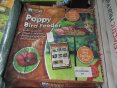 MyGarden - Poppy Bird Feeder - Unchecked & Boxed.