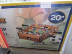 Playmonk - 20" Tabletop Foosball Game - Unchecked & Boxed.