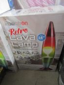 Powatron - Retro Lava Lamp - Unchecked & Boxed.