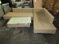 Teak and Rattan garden furniture
