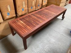 Pacific Kwila By Suncoast Sitra Indonisian Solid Teak Urban Sun Lounger New and Boxed However Box