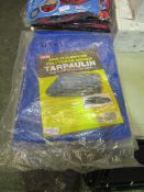 Multi-Purpose Tarpaulin Size 2.4 M X 3.7 M Looks Unused & Packaged