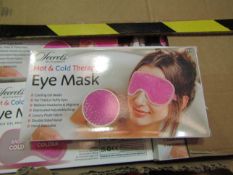 12 X Hot & Cold Therapy Eye Masks ( Cooling Gel Beads ) Unchecked & Packaged