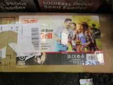 Asab Portable Outdoor BBQ Grill - Unchecked & Boxed.