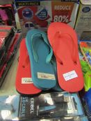 6 X Pairs of Flip-Flops Size not Stated on Item Look Unworn