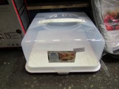 Whitefurze Square Cake Box, Suitable For Cakes Up To 30cm - Good Condition.