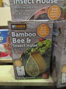 My Garden Bamboo Bee & Insect Hotel Unchecked & Boxed