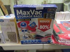 MaxVac Storage Bags Multi- Pack Various Sizes Unchecked & Boxed
