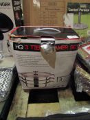 HQ 3-Tier Stainless Steel Steamer Set - Unchecked & Boxed.