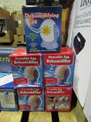 5 X Reusable Egg Dehumidifiers Unchecked & Boxed