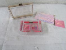 12x TheColourWorkshop - Sweetheart 14-Piece Beauty Set With Clutch Bag - New & Packaged.