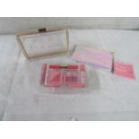 2x TheColourWorkshop - Sweetheart 14-Piece Beauty Set With Clutch Bag - New & Packaged.