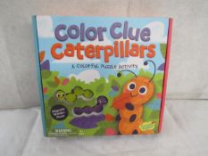 6X Peaceable Kindgom - Colour Clue Caterpillars Puzzle Activity Sets - All New & Boxed.