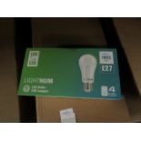 Pack of 4 Lightnum E27 13w LED light bulbs, new and boxed