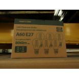 24x Packs of 6 Ampton A60 E27 8w LED filament light bulbs, new and boxed