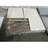 Small pallet of mixed stone and marble