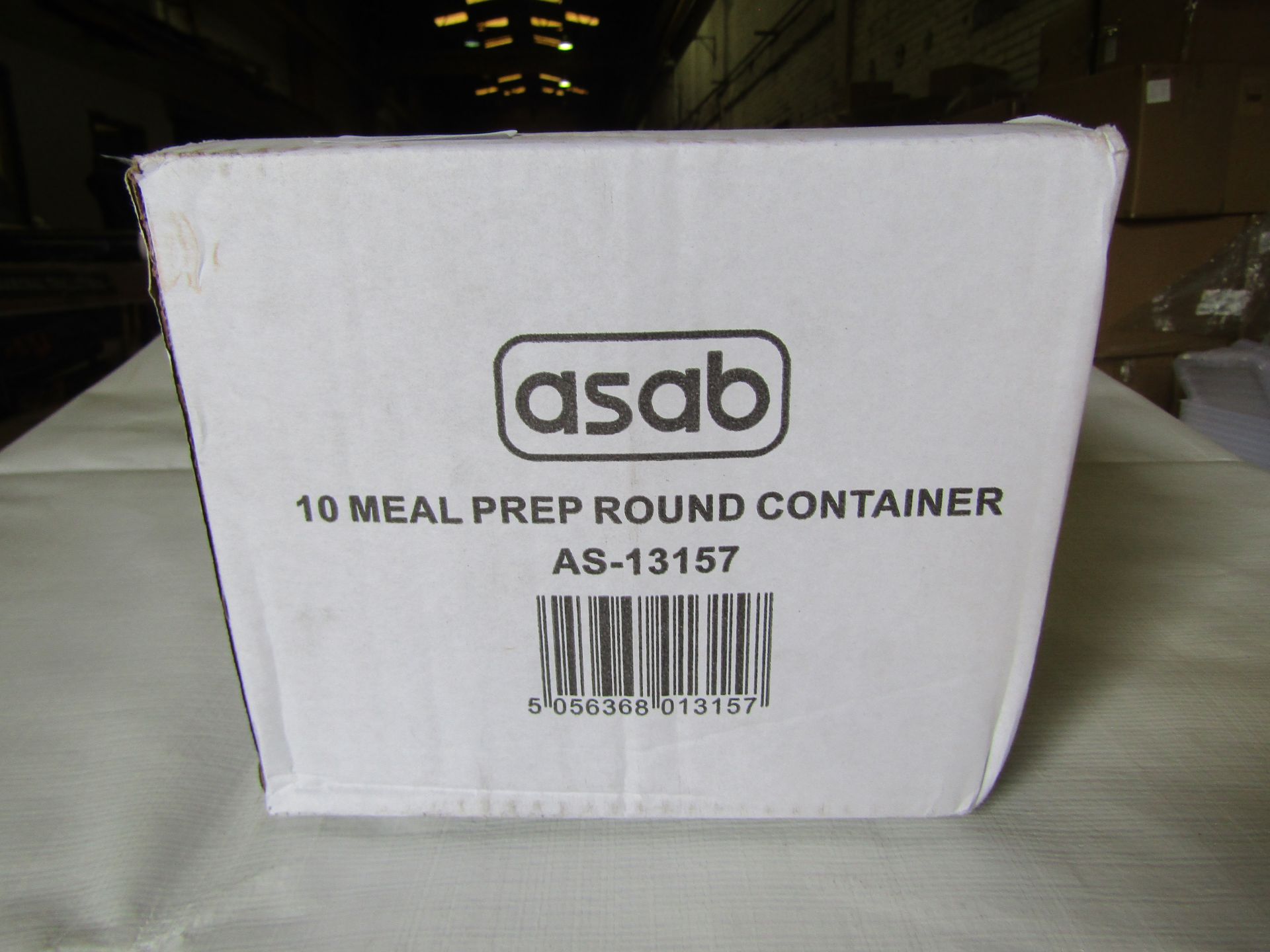Asab 10 Meal Prep Round Containers - Unused & Boxed.