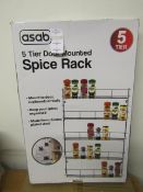 Asab 5 Tier Spice Rack, Unchecked & Boxed.
