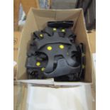 Box Of Approx 10 Snow Shoe Grips, Unchecked & Boxed.