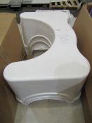 3x Asab Toilet Squat Seat, White - Unused.