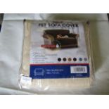 2x Max Care Waterproof Pet Sofa Cover For 2 Seater Sofa, Size: 180 x 115cm - Both Unchecked &