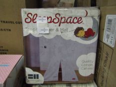 Baby Hub Sleepspace Teepee Cover & Mat - Unchecked & Boxed.