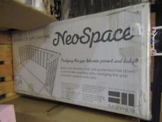 Neospace Bedside Crib With Carry Bag - Unchecked & Boxed.