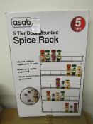 Asab 5 Tier Spice Rack, Unchecked & Boxed.