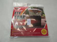 4x Pest Guard Eco Friendly Fly Traps, Unchecked & Packaged.